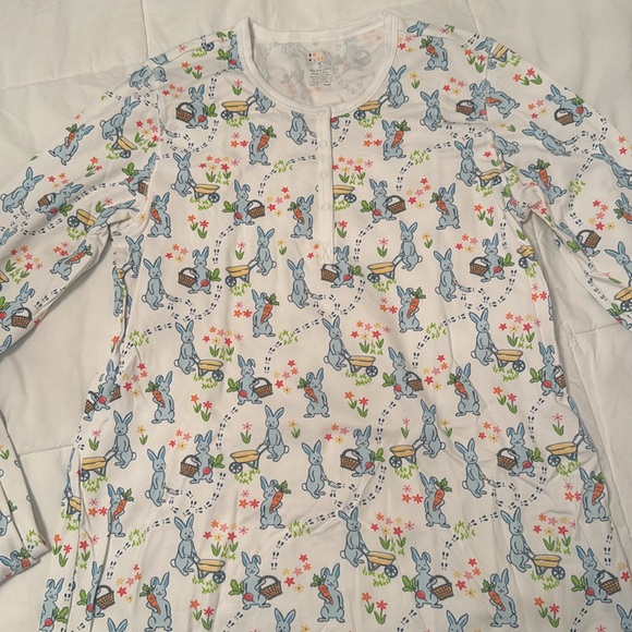 roller rabbit long sleeve bunny pajamas - Picture 4 of 4